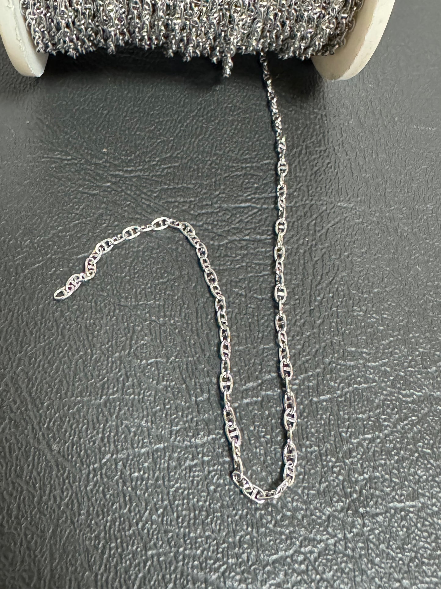 Stainless Steel Thin Oval Link Chain