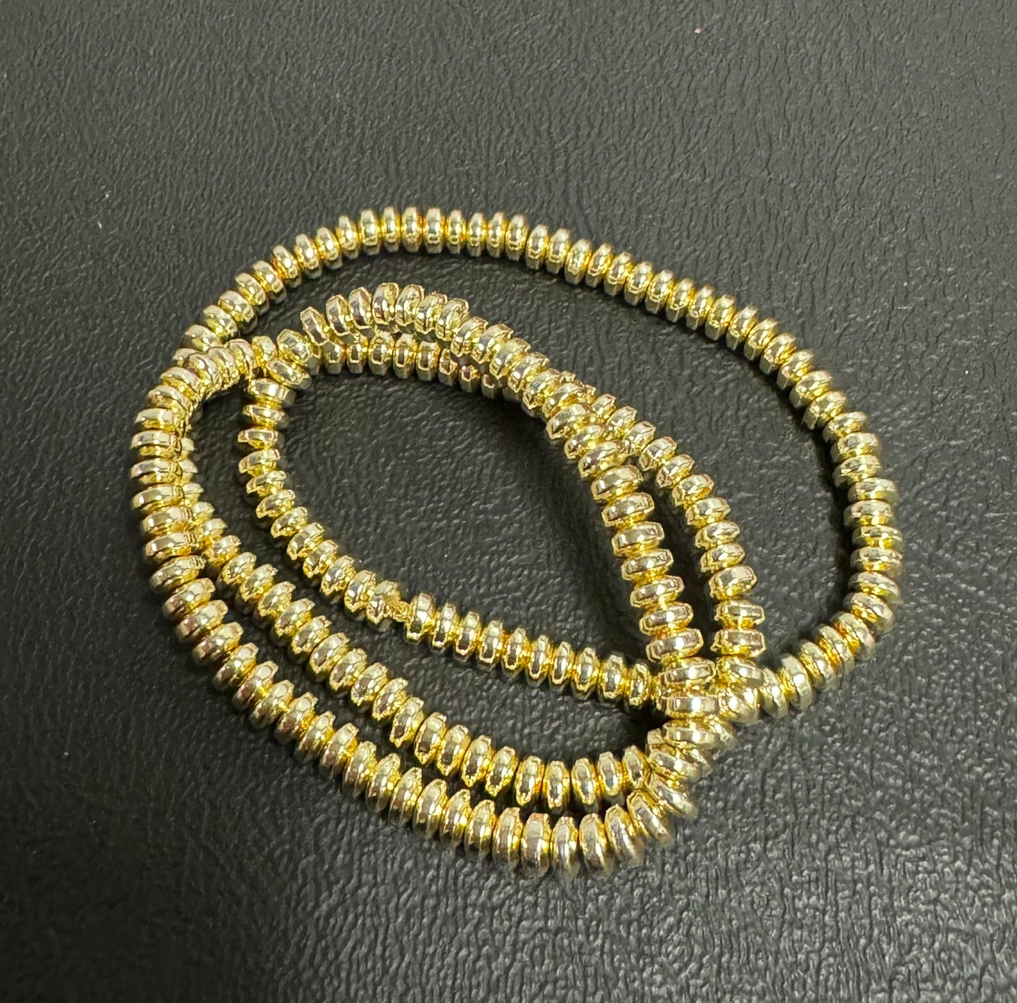 Rondelle Hematite