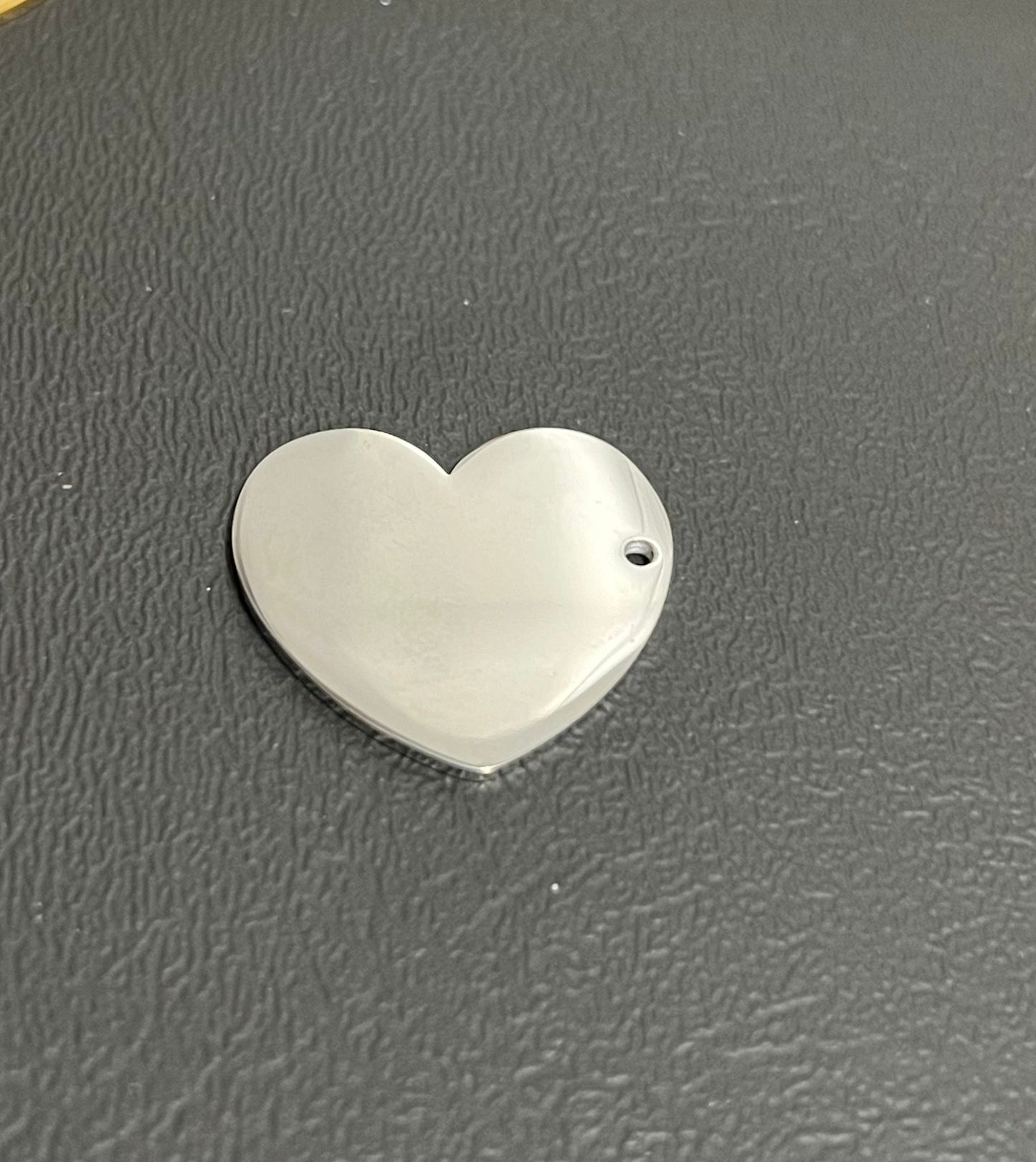 Stainless Steel Heart Charm