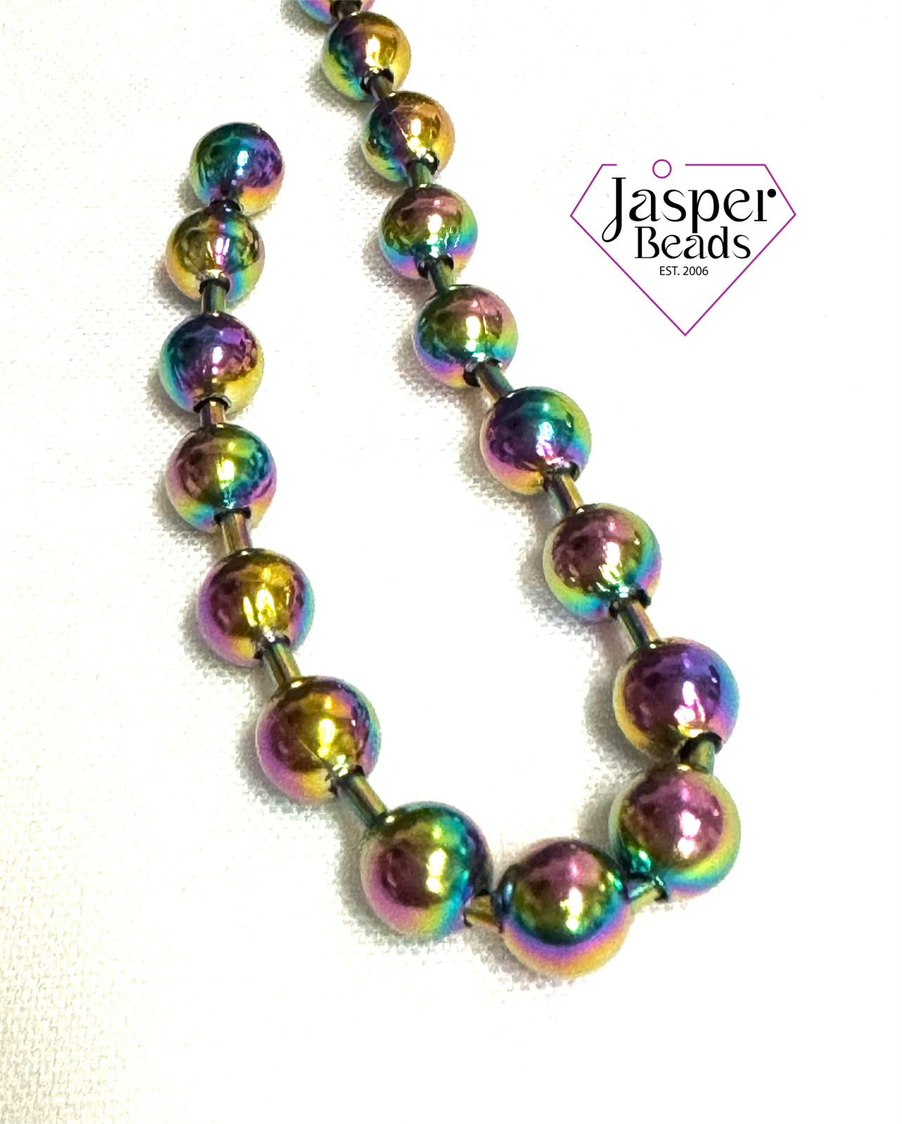 Stainless Steel Multicolor Ball Chain