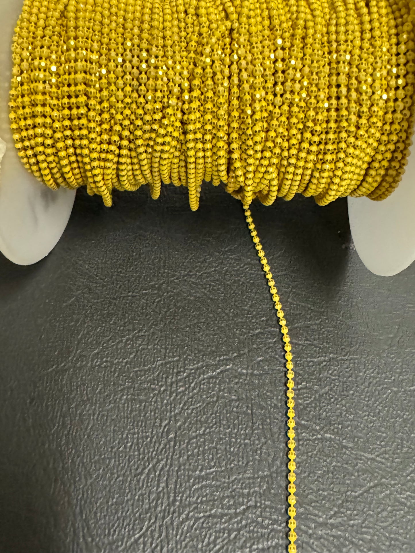Iron Ball chain electroplated.