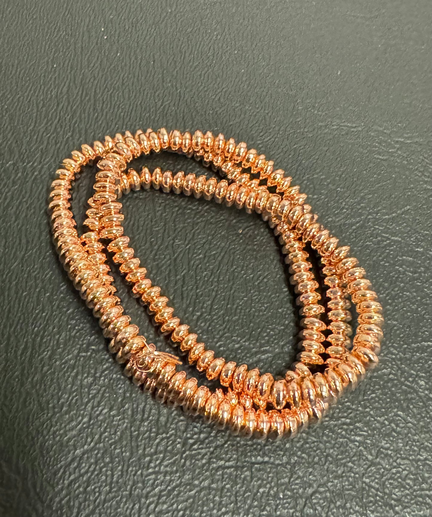Rondelle Hematite