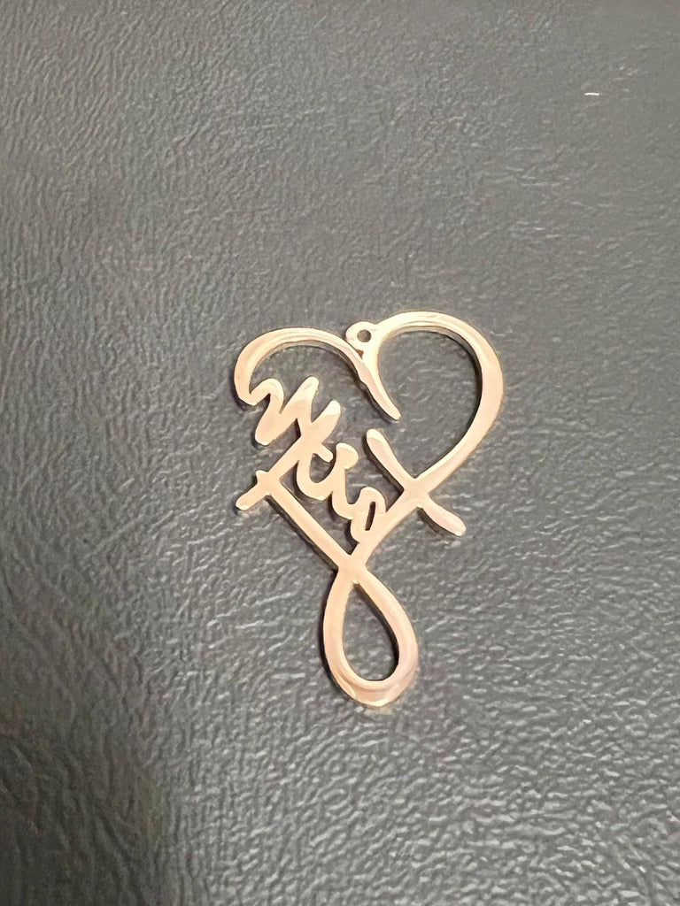 Stainless Steel Faith Charm
