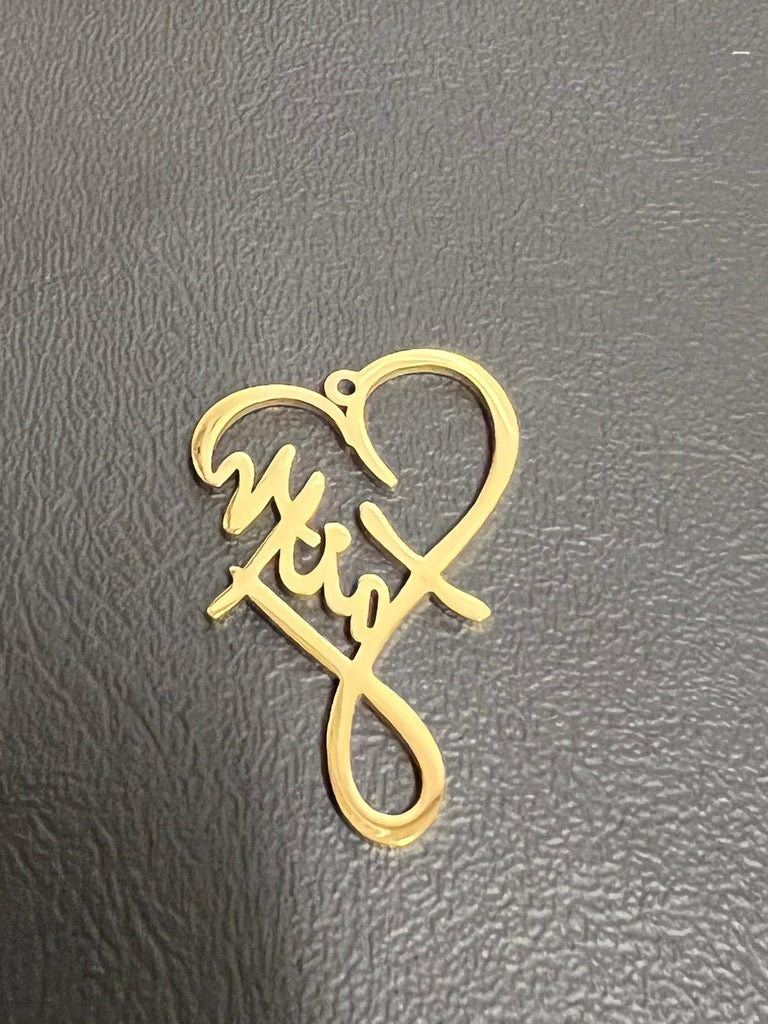 Stainless Steel Faith Charm