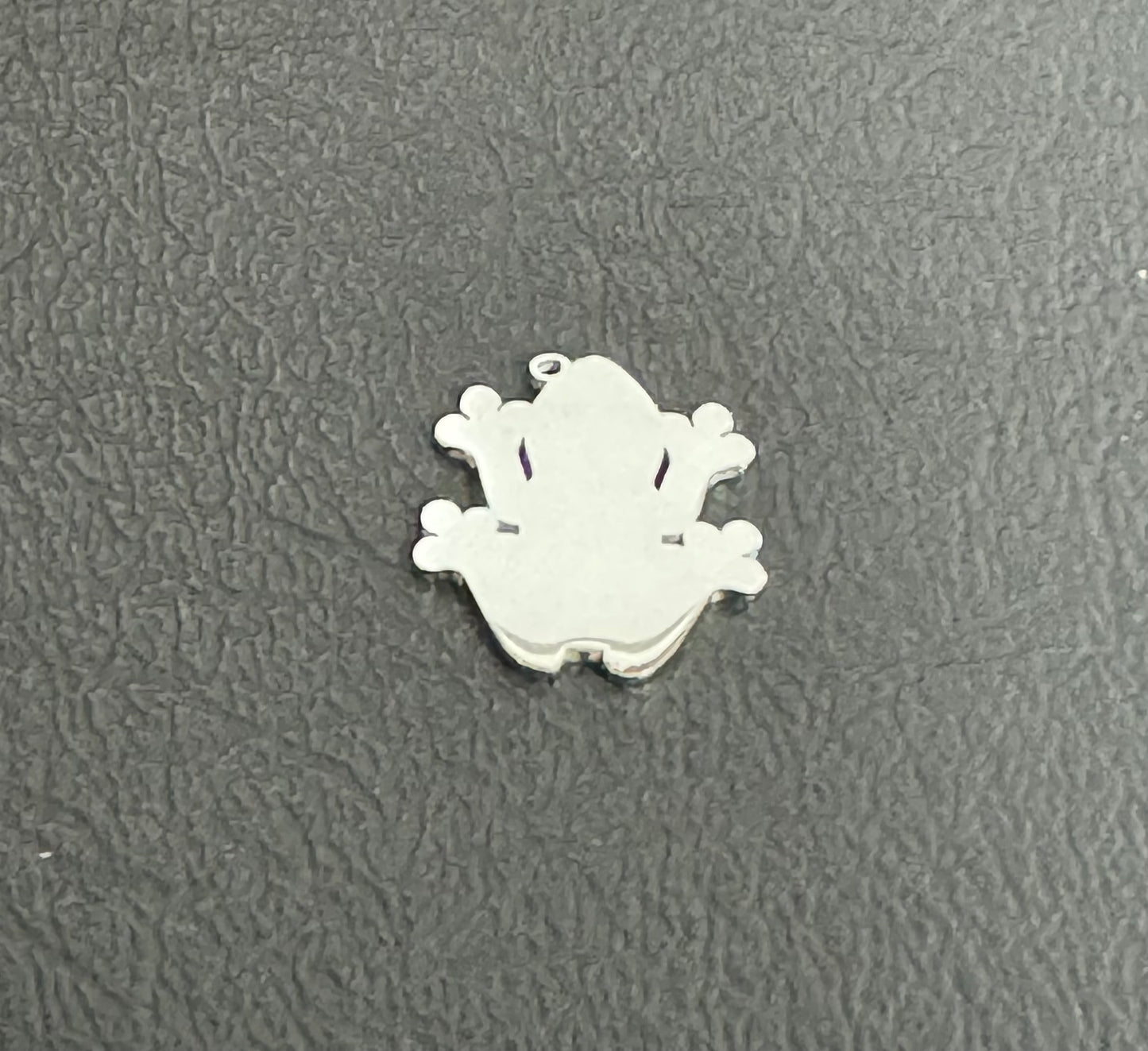 Stainless Steel Smooth Coquí Charm