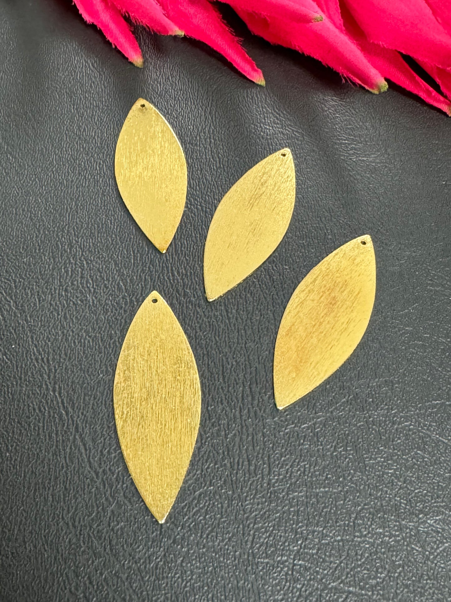 18k Gold Plated Leaf Shape