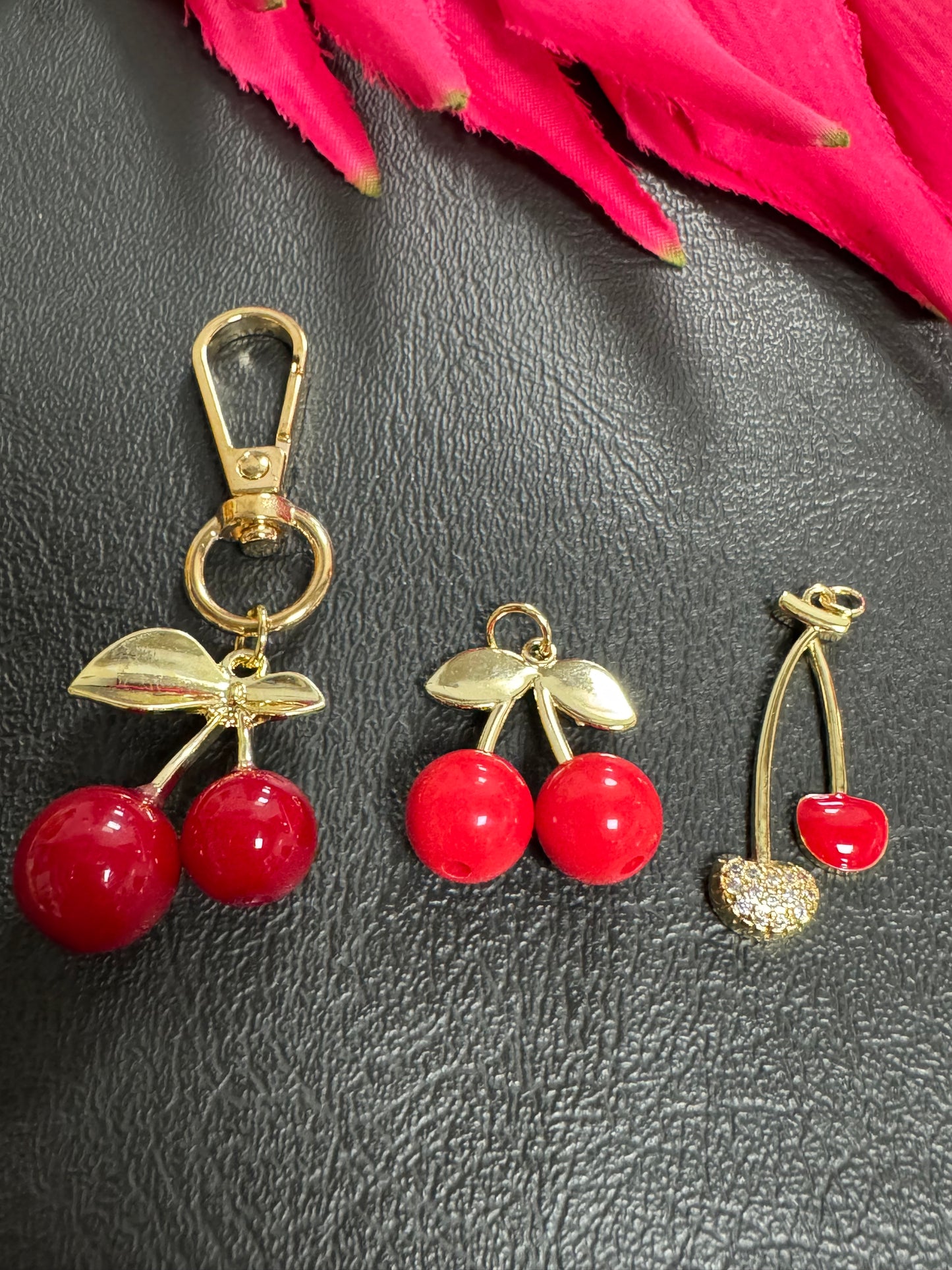 18k Gold Plated Cherry Pendant