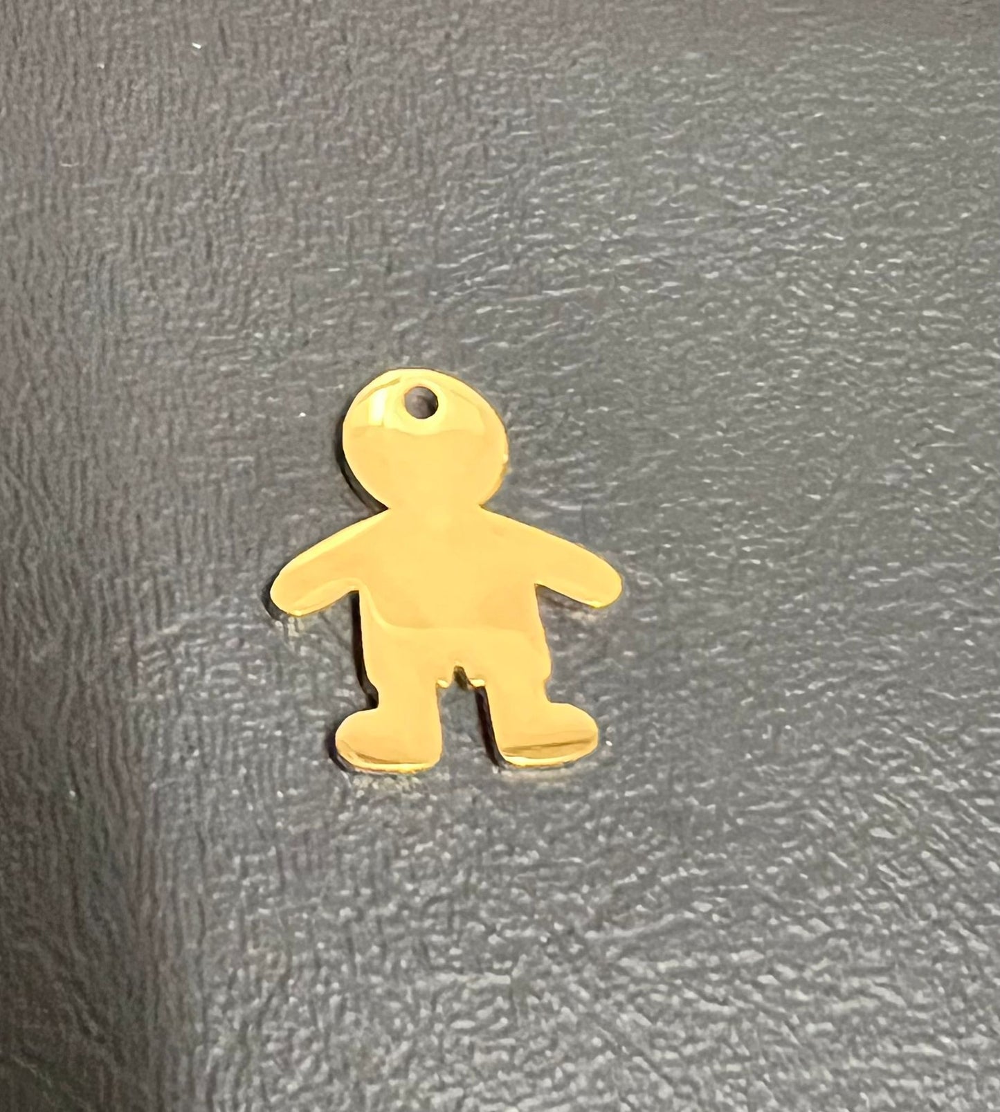 Stainless Steel Boy Charm