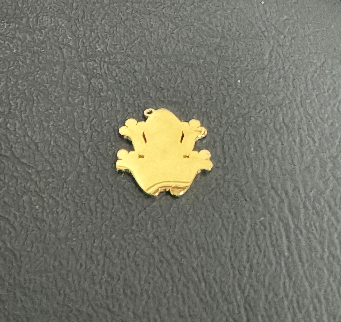 Stainless Steel Smooth Coquí Charm