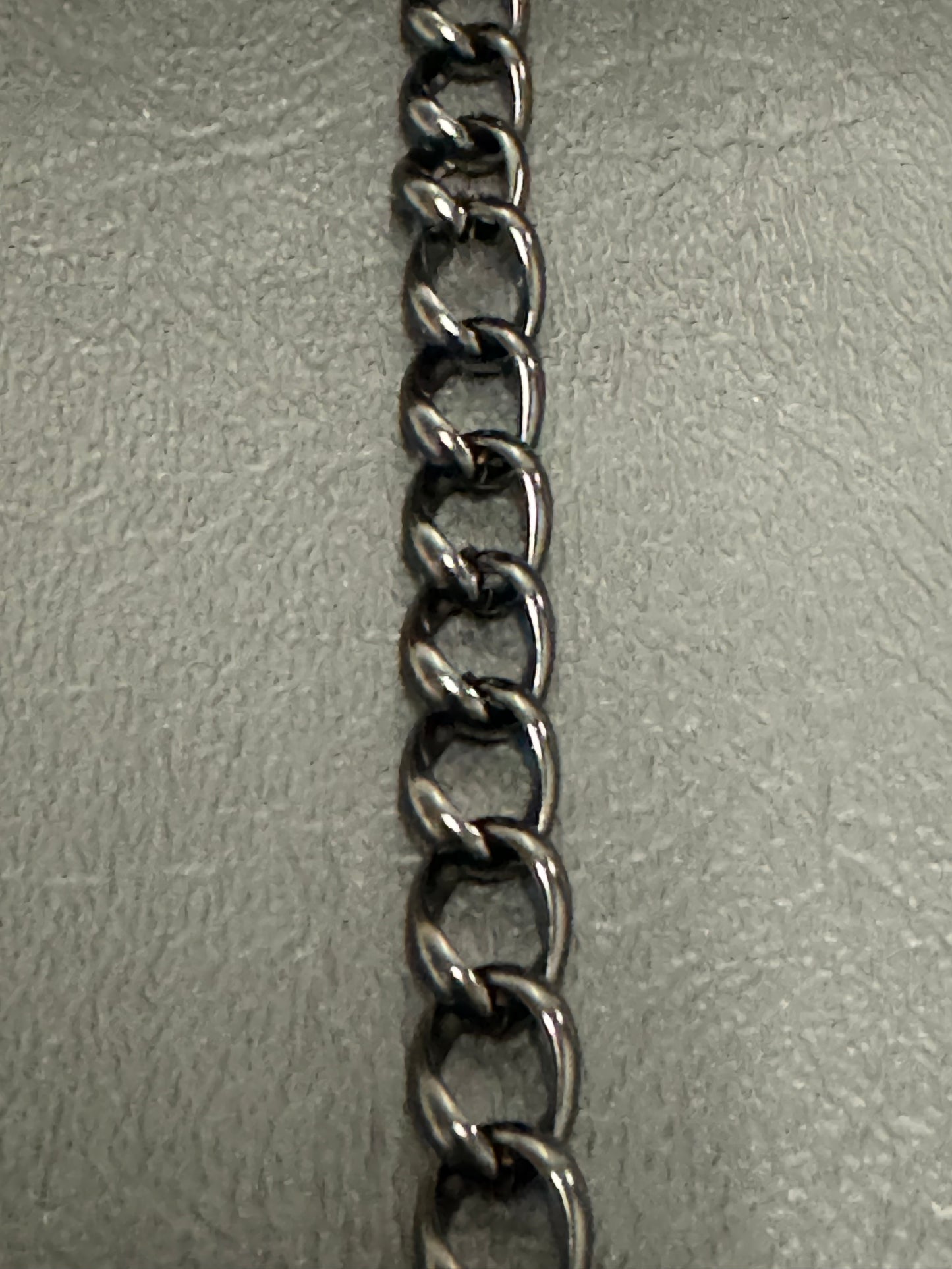 Stainless Steel Cubano Flat Chain