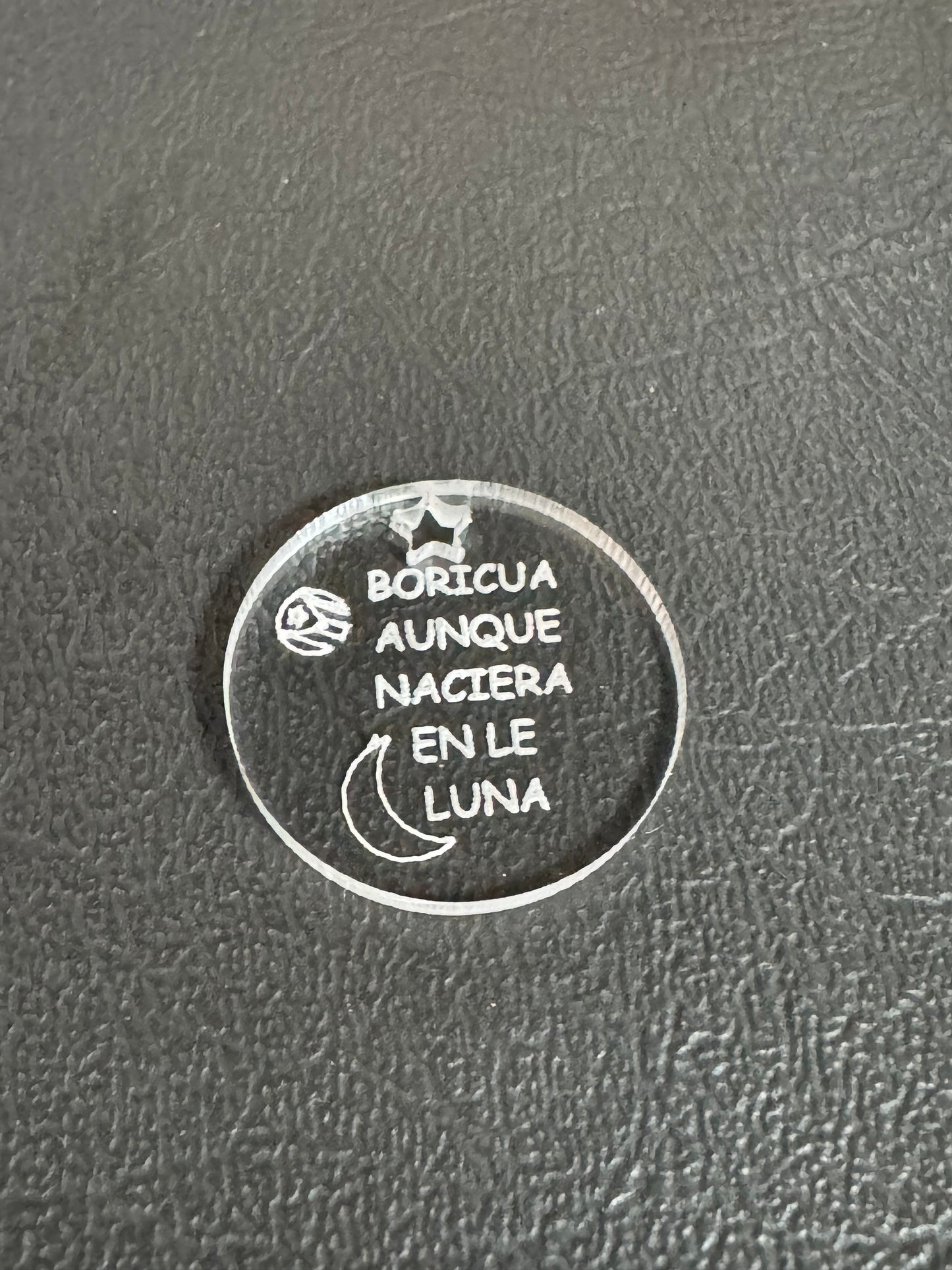 Acrylic Quotes Charm