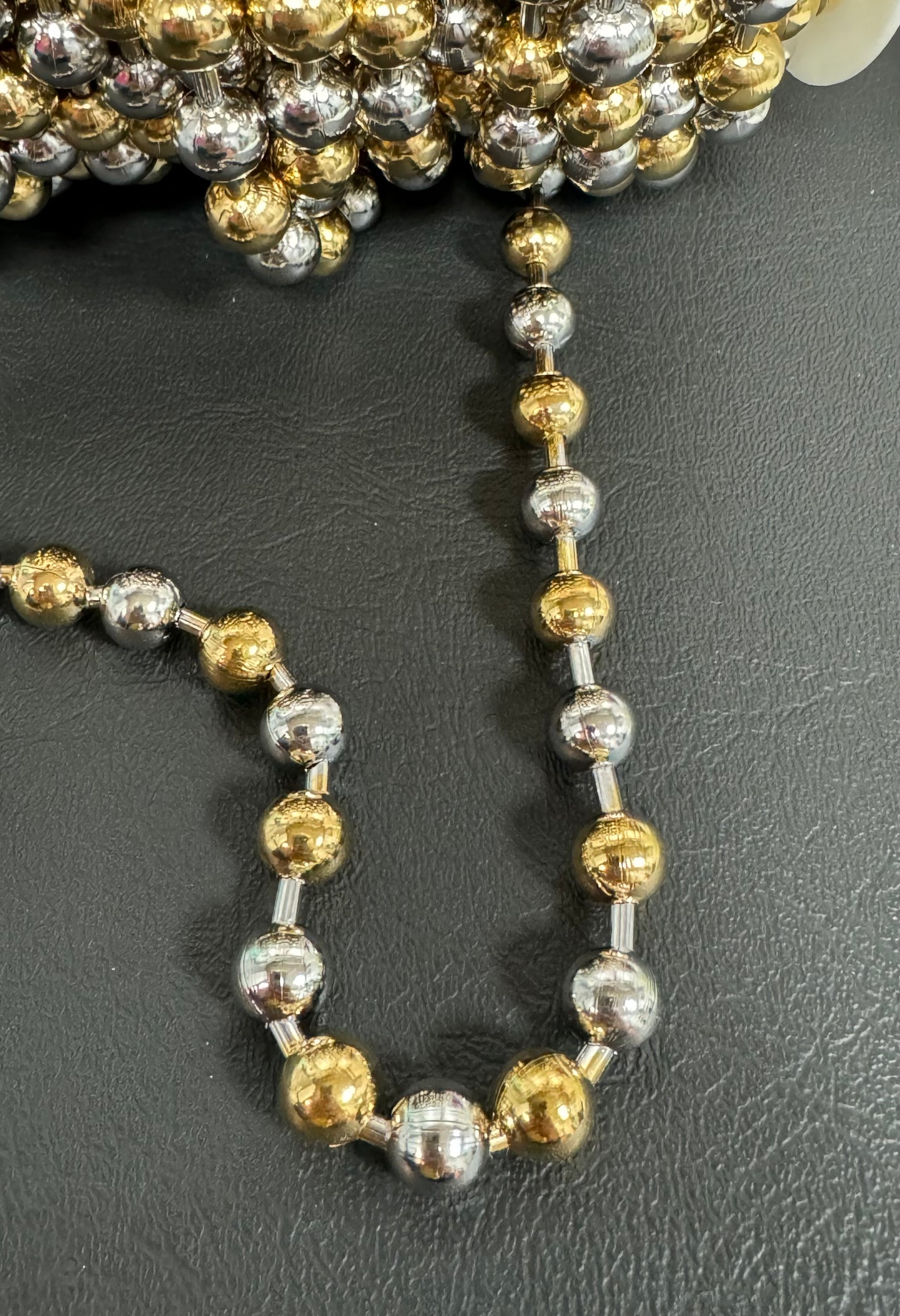 Stainless Steel Ball Chain 10mm Silver and Gold