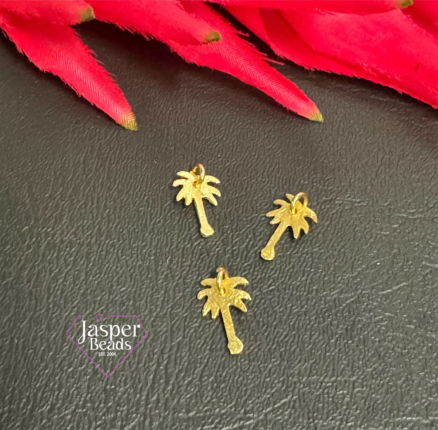 18k Gold Plated Palm Charm