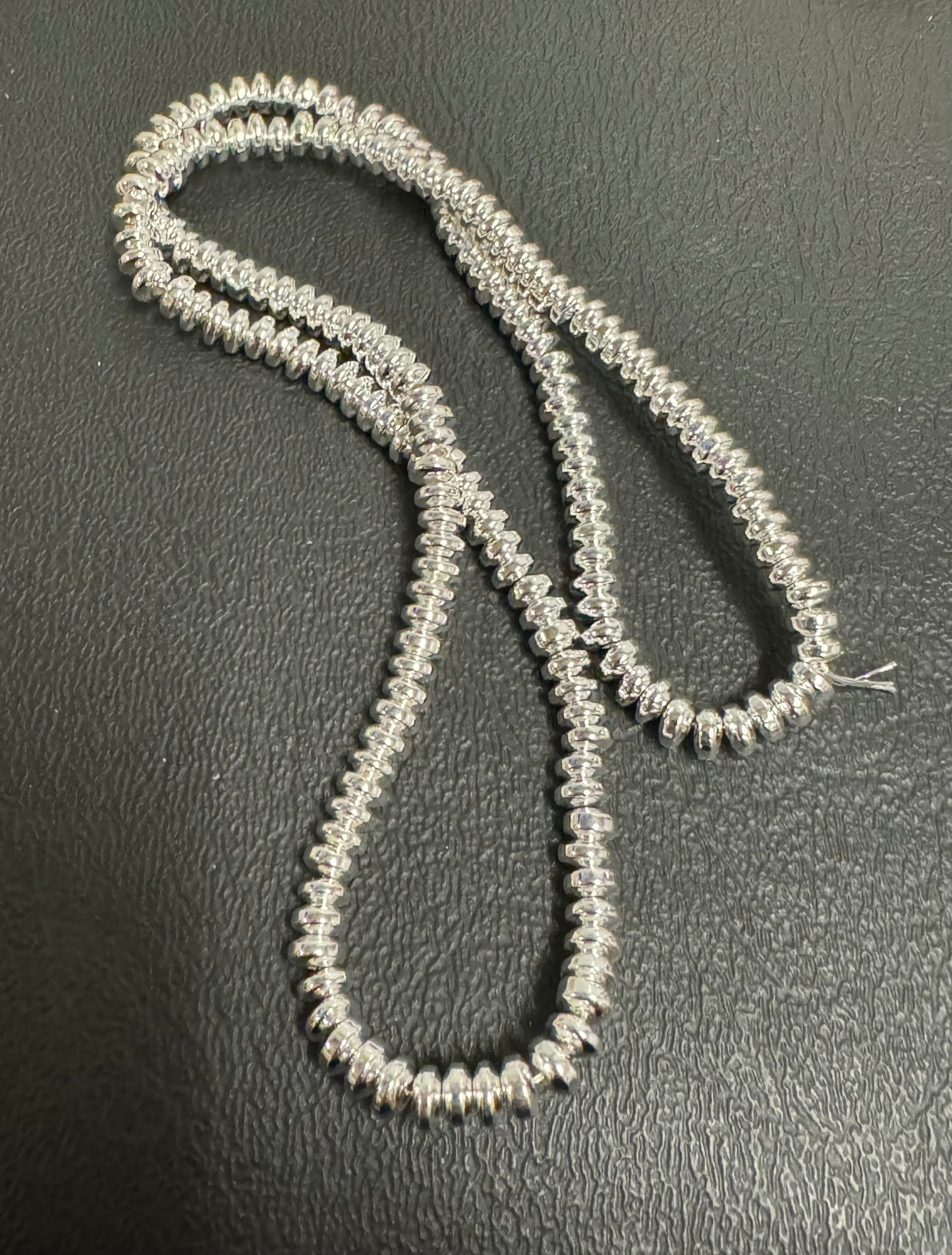 Rondelle Hematite