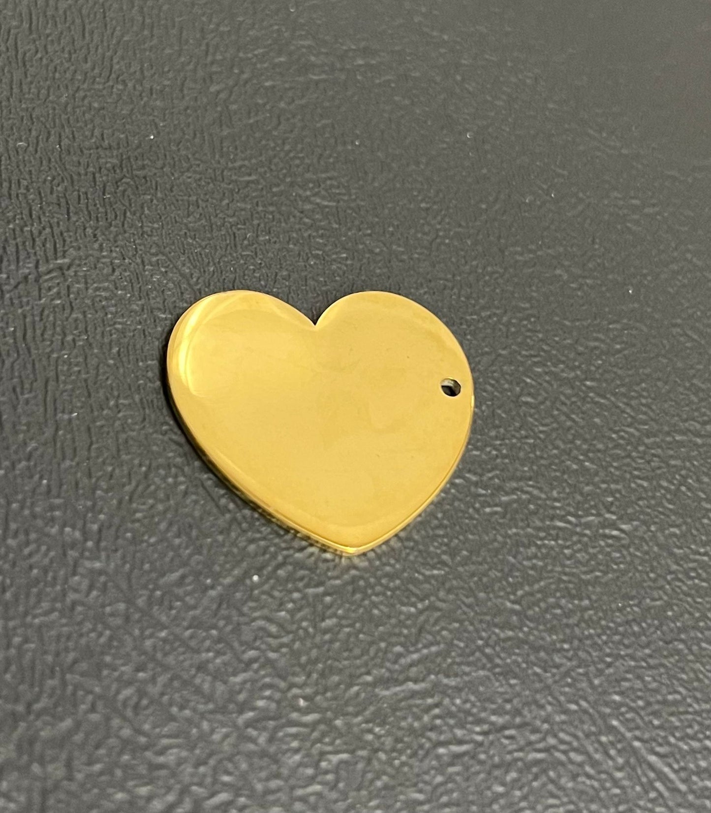 Stainless Steel Heart Charm
