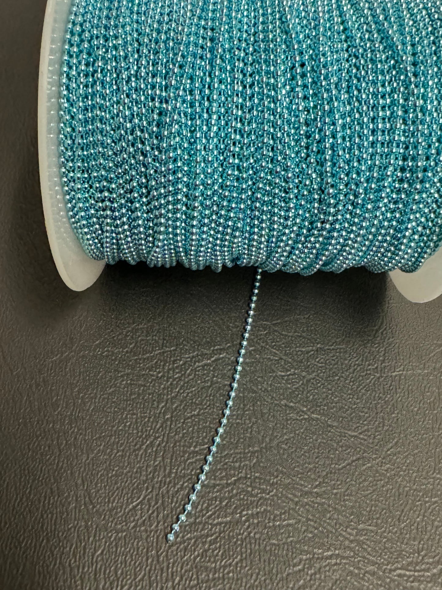 Iron Ball chain electroplated.