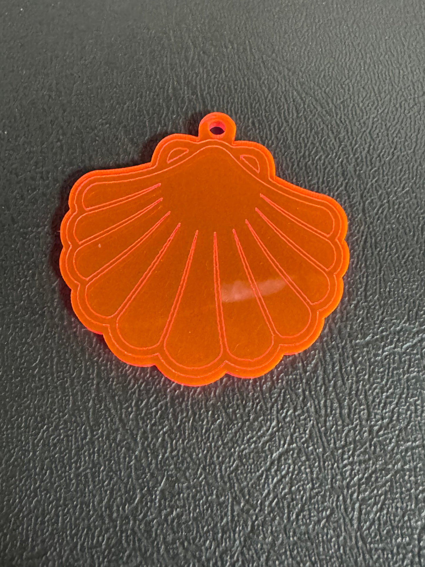 Acrylic Big Shell Charm