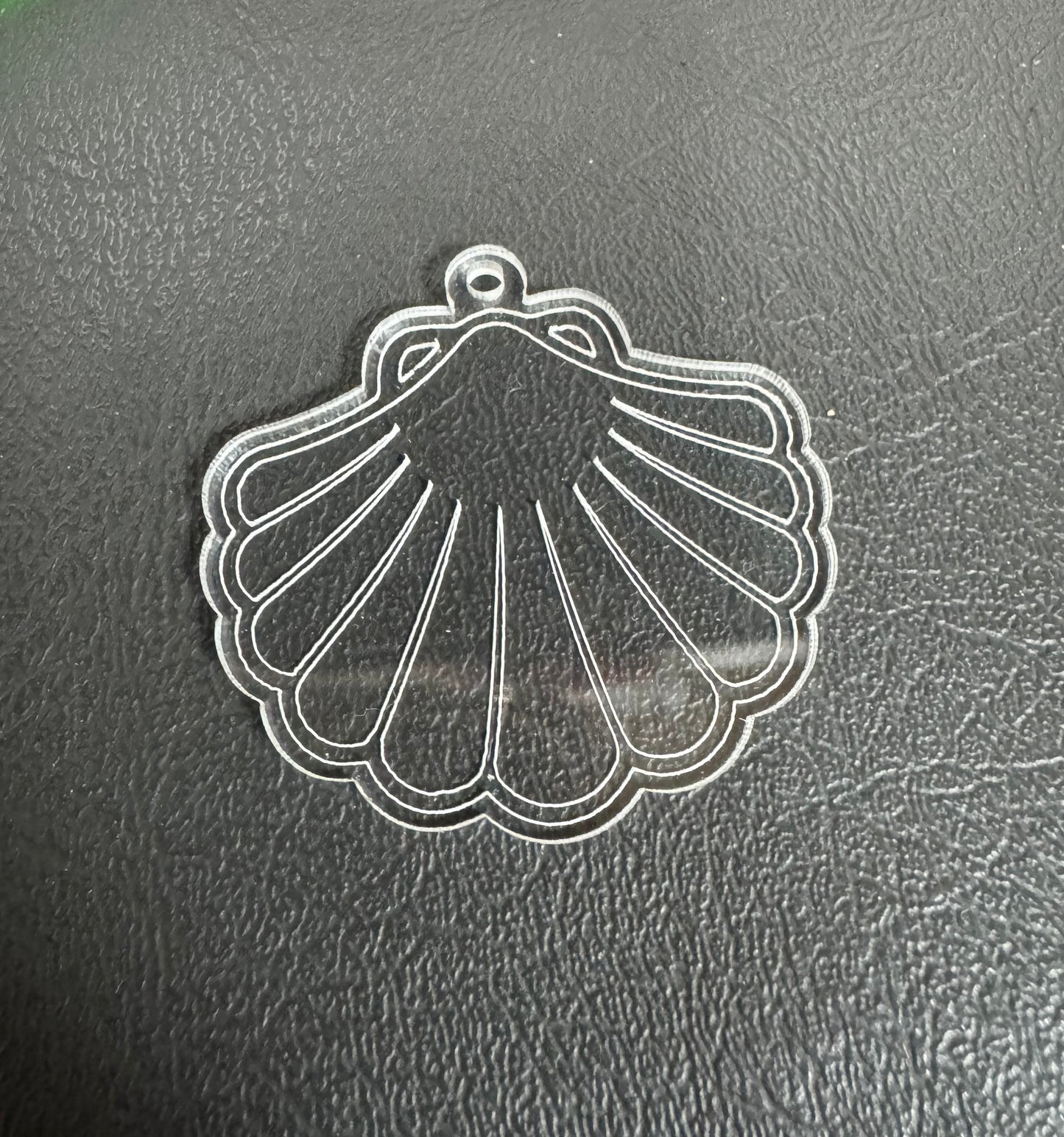 Acrylic Big Shell Charm