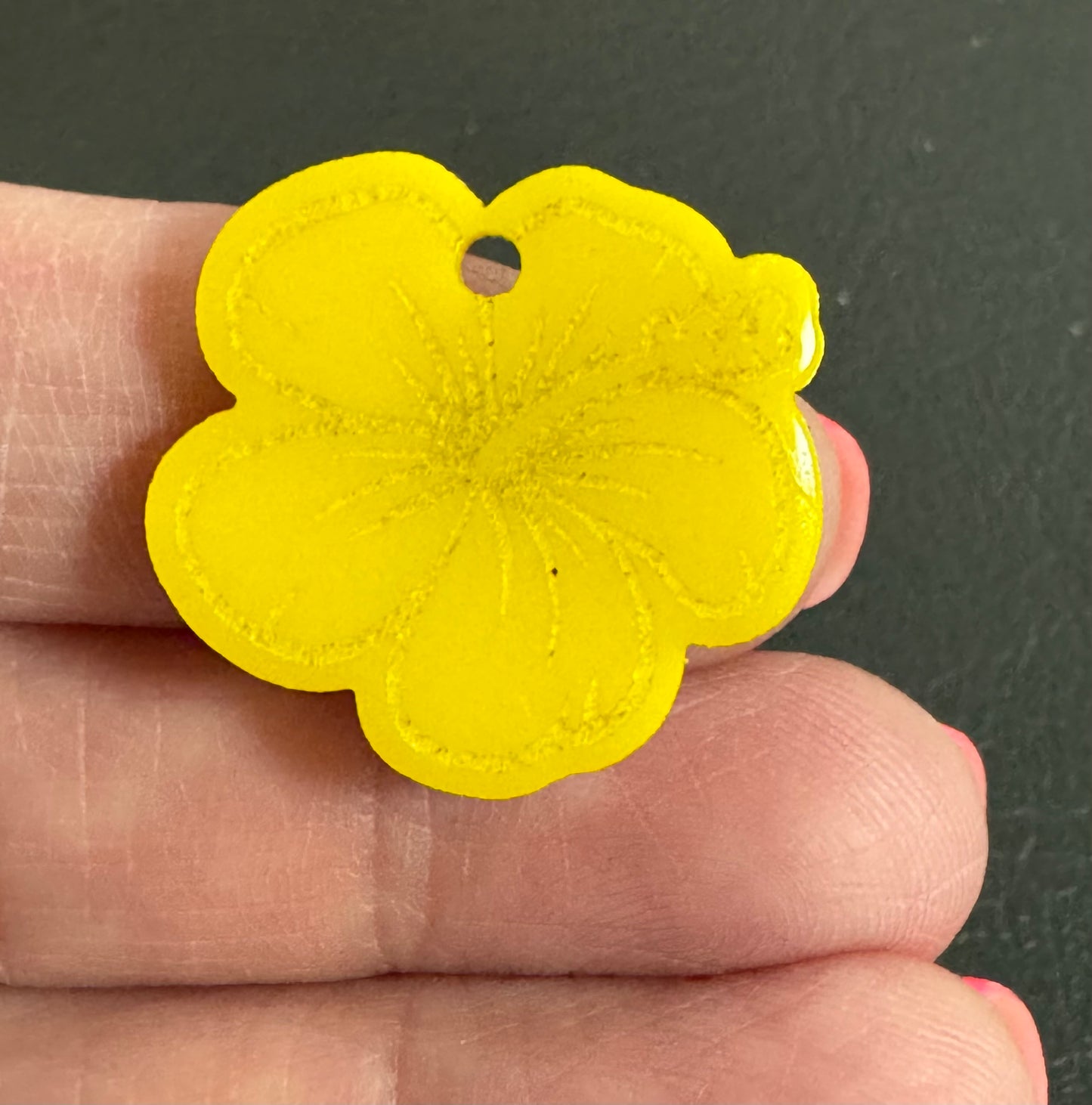 Acrylic Amapola Flower