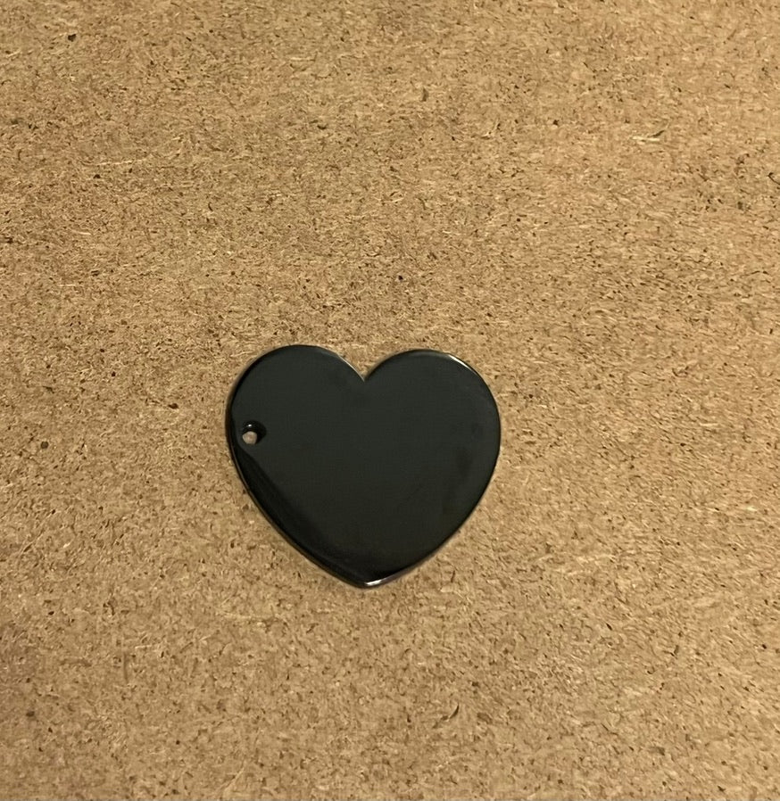 Stainless Steel Heart Charm