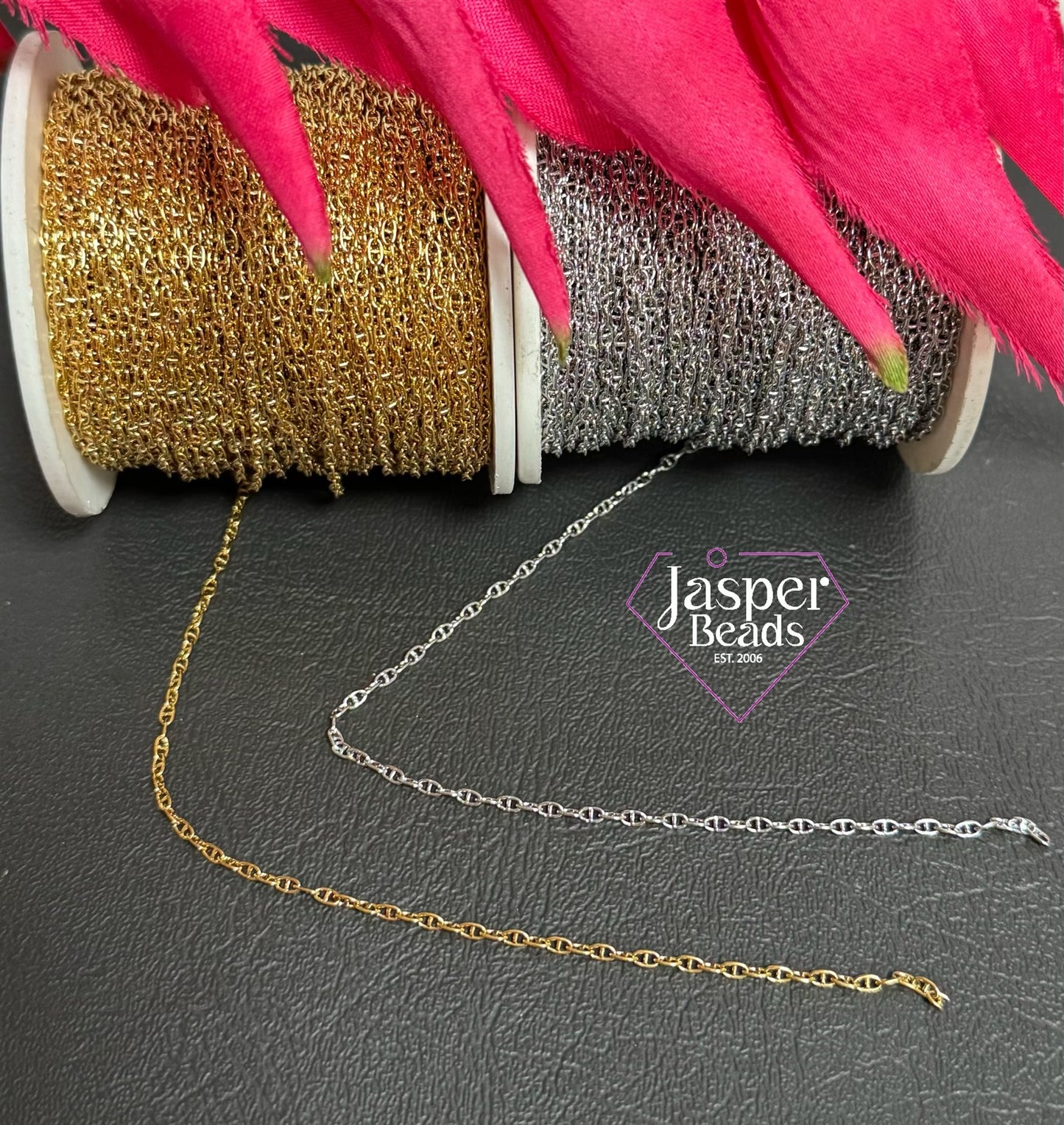 Stainless Steel Thin Oval Link Chain