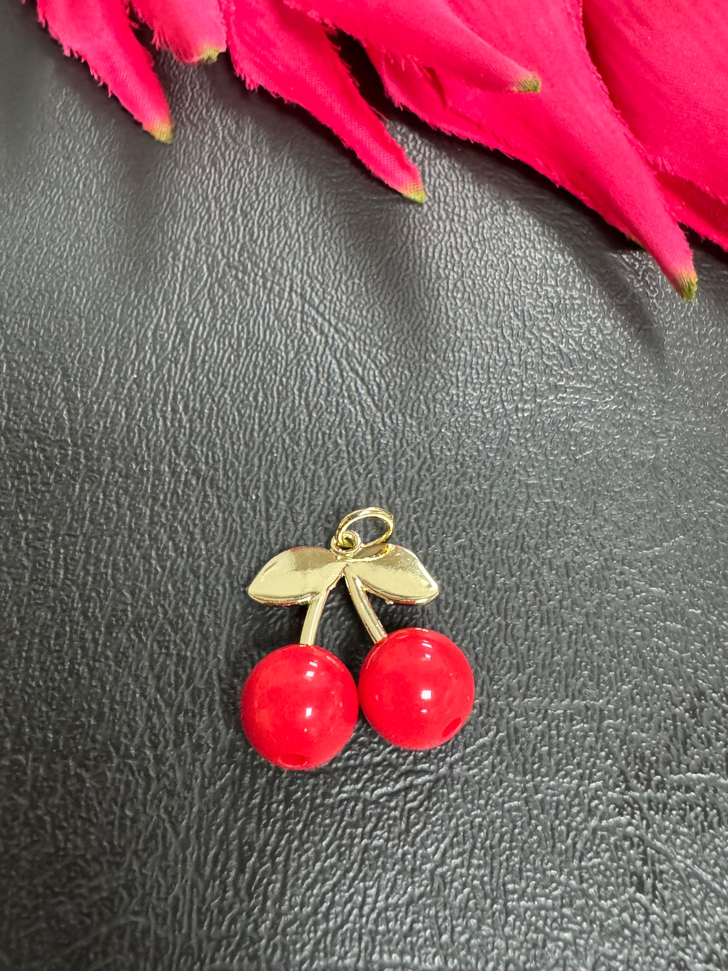 18k Gold Plated Cherry Pendant