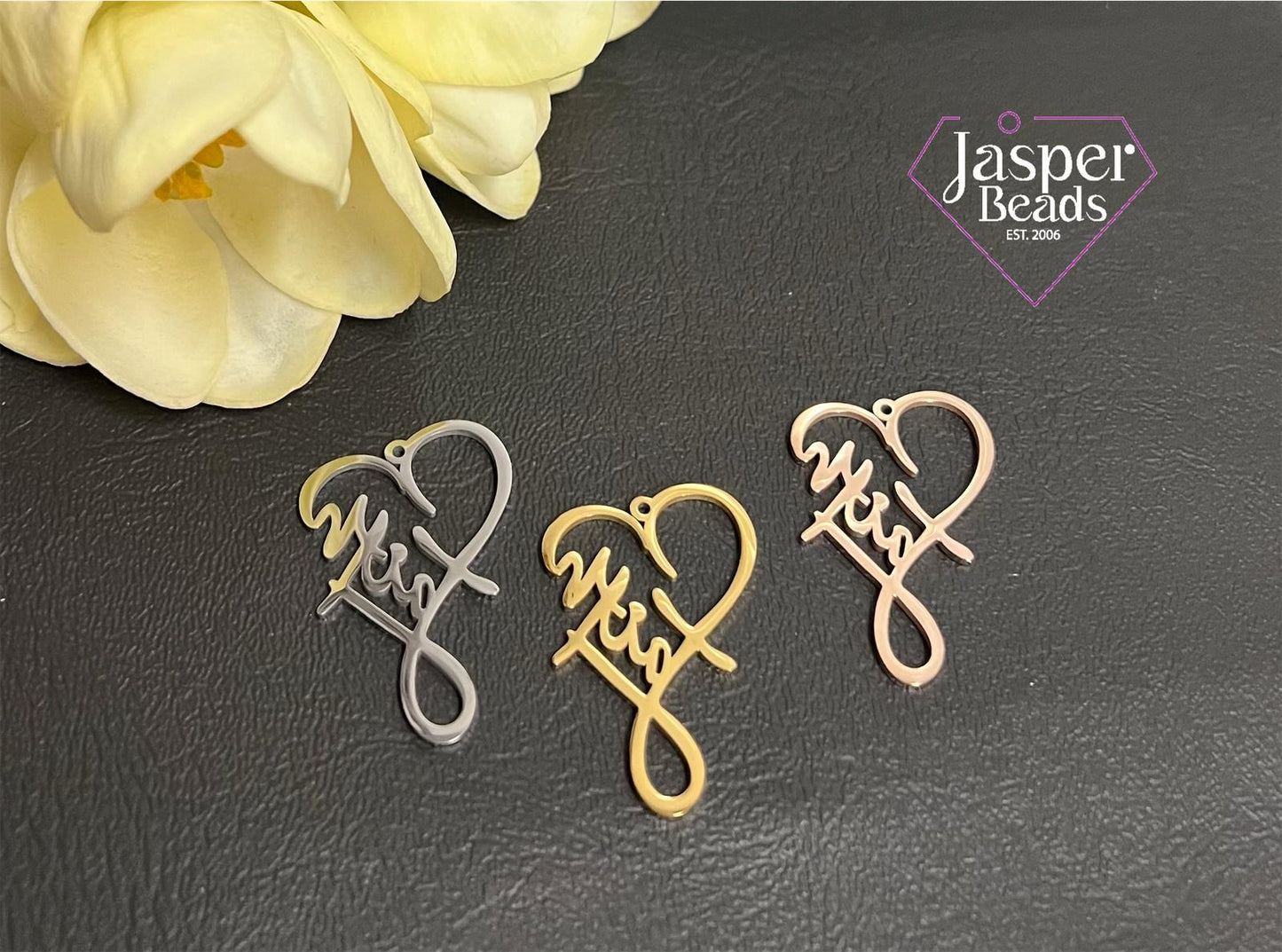 Stainless Steel Faith Charm