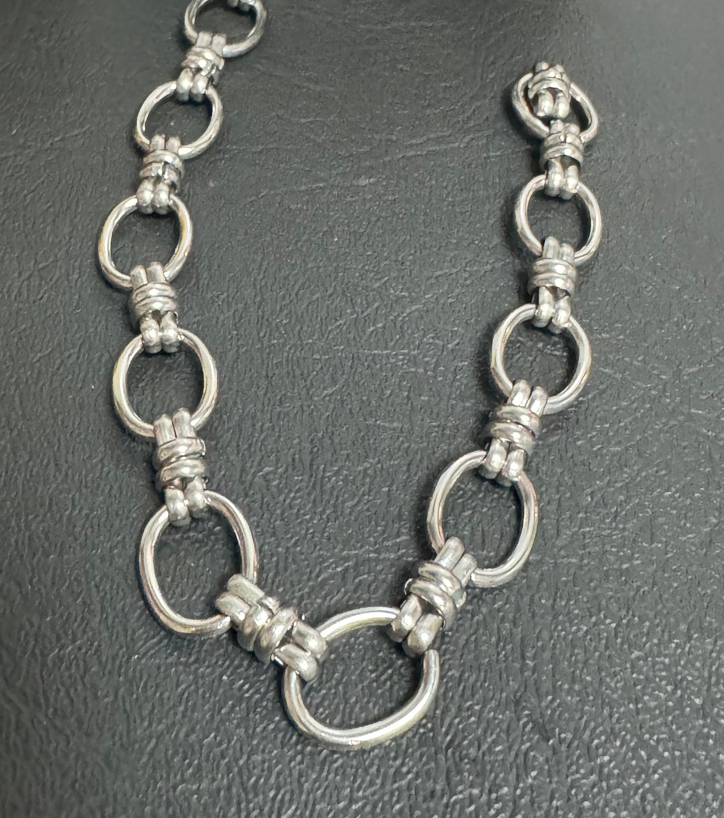 Stainless Steel with Square Knot Chain