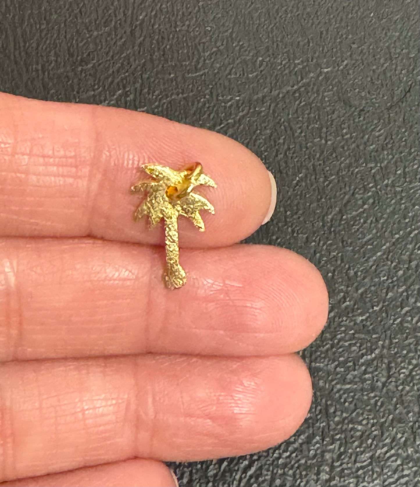 18k Gold Plated Palm Charm