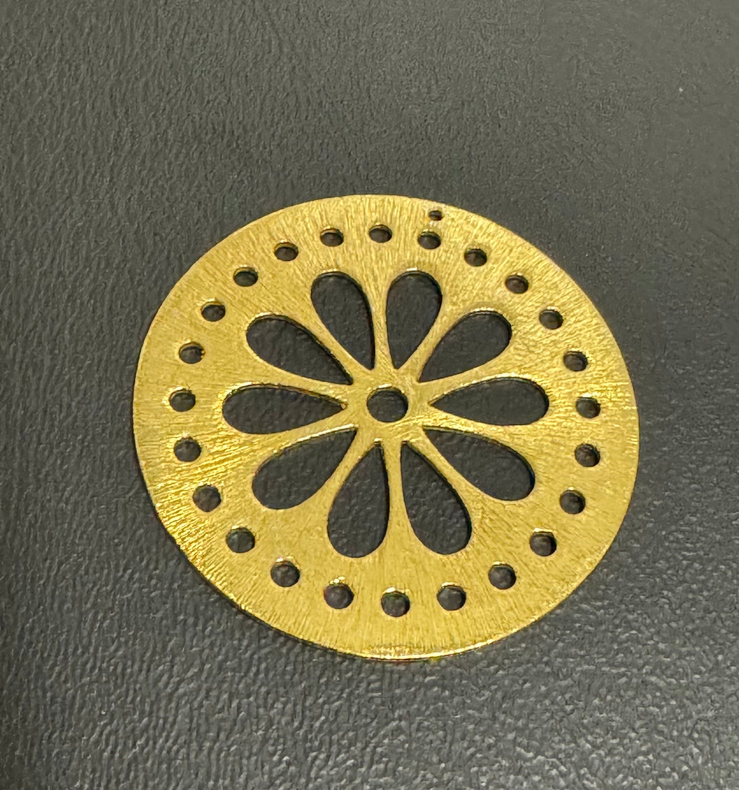 18k Gold Plated Huge Flower Charm