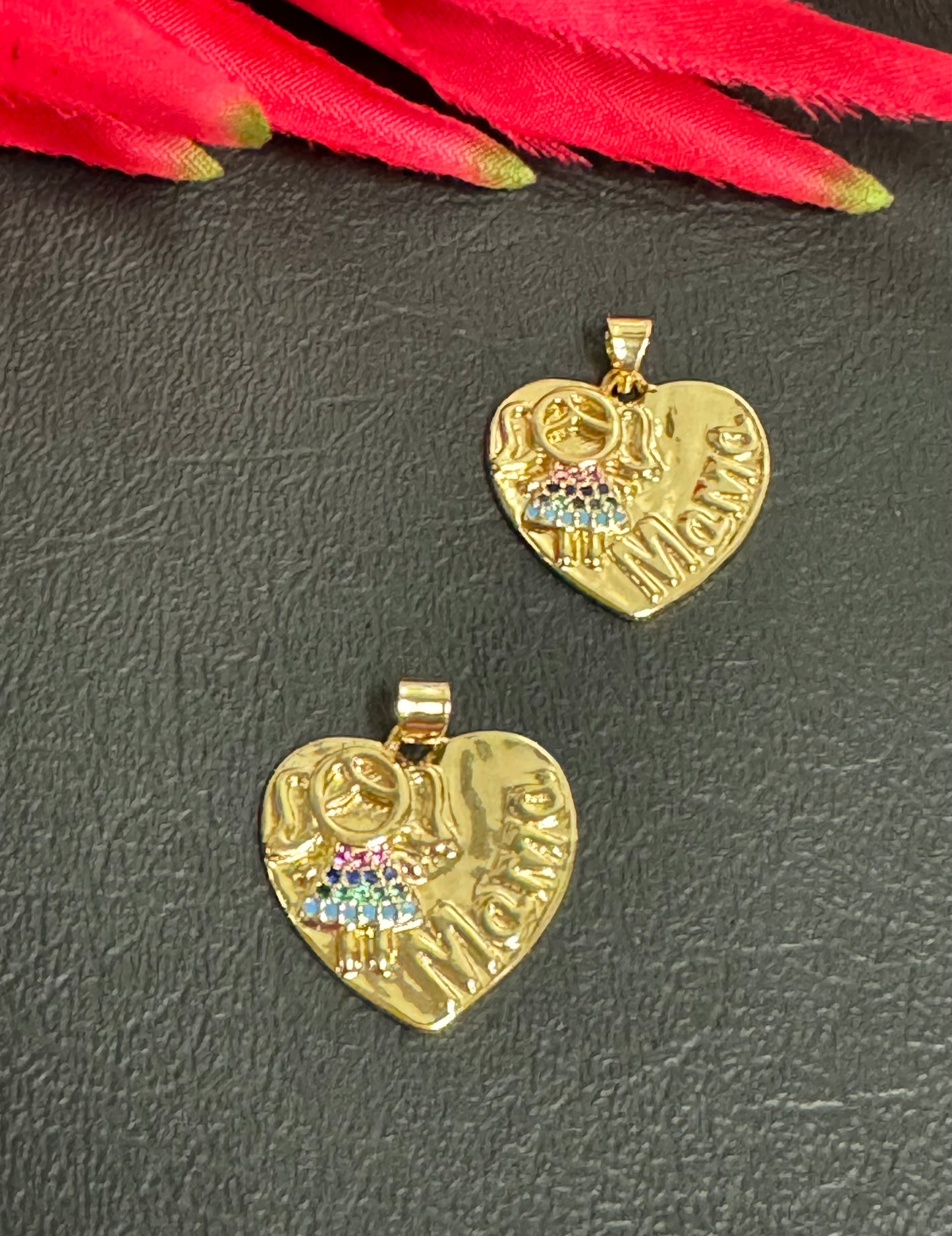 Heart Mom Charm