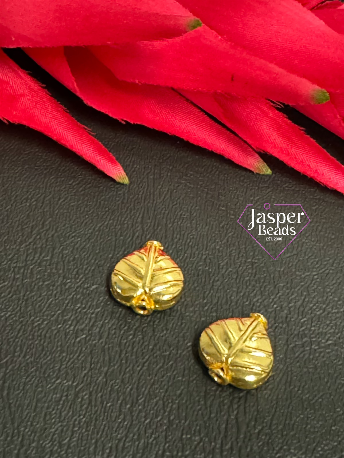 18k Gold Plated Leaf Spacer