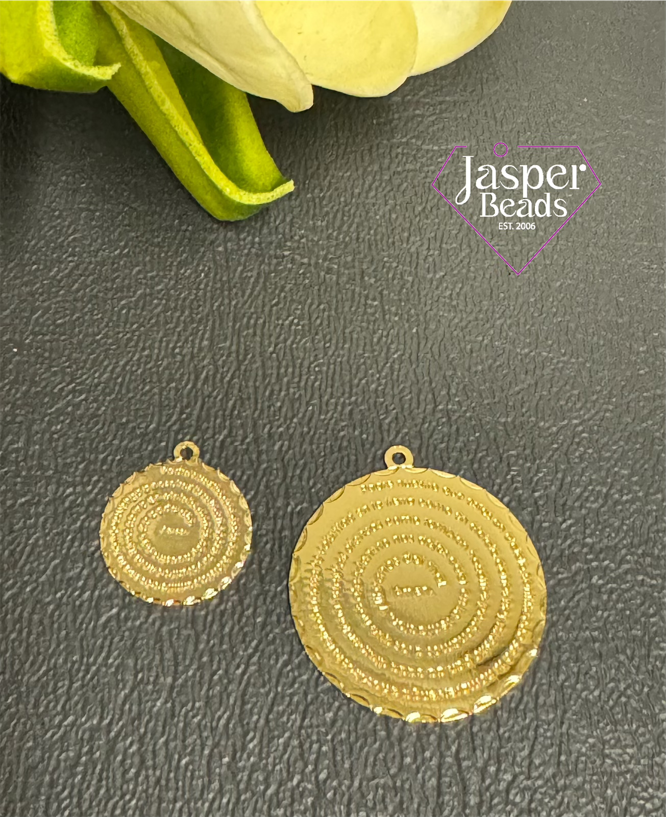 18k Gold Plated Padre Nuestro Charm