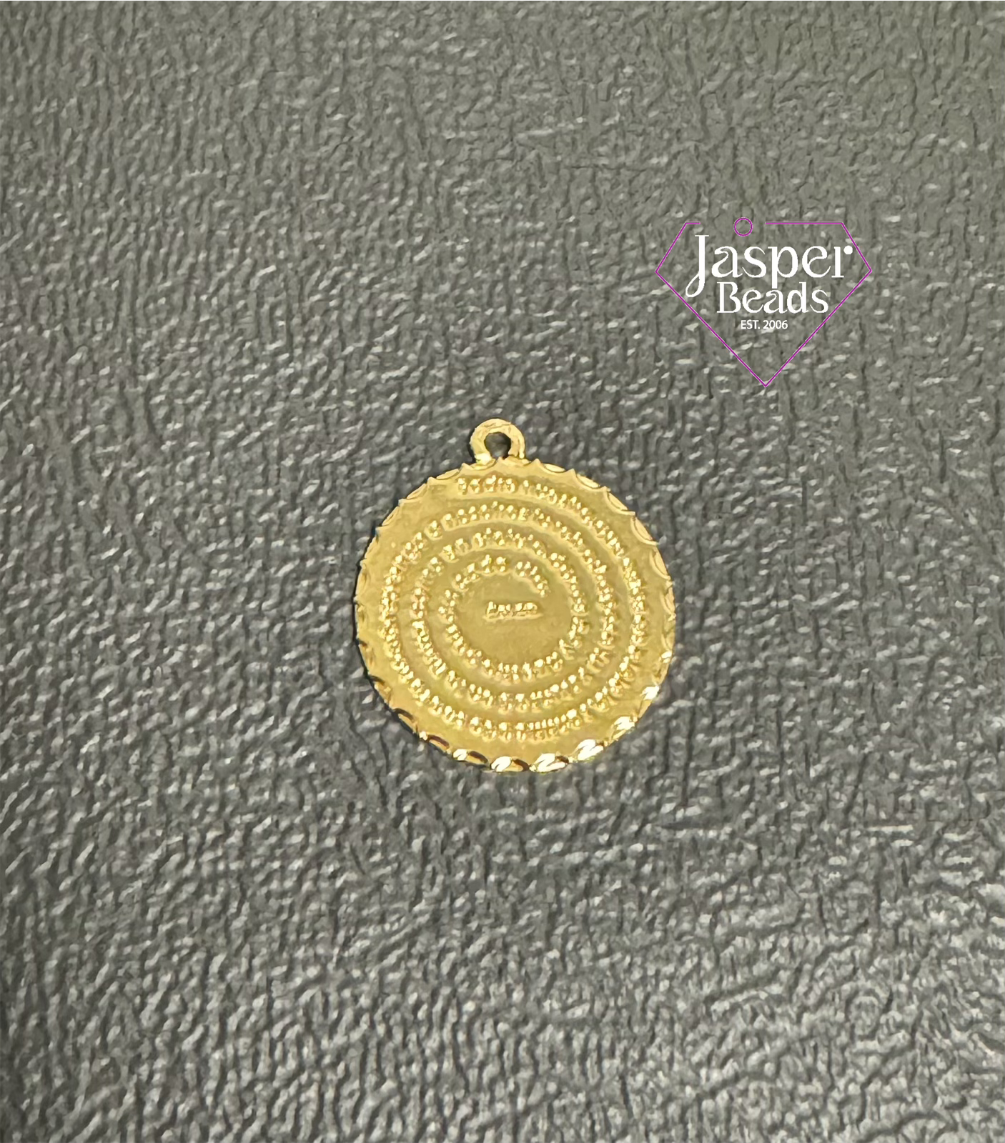 18k Gold Plated Padre Nuestro Charm
