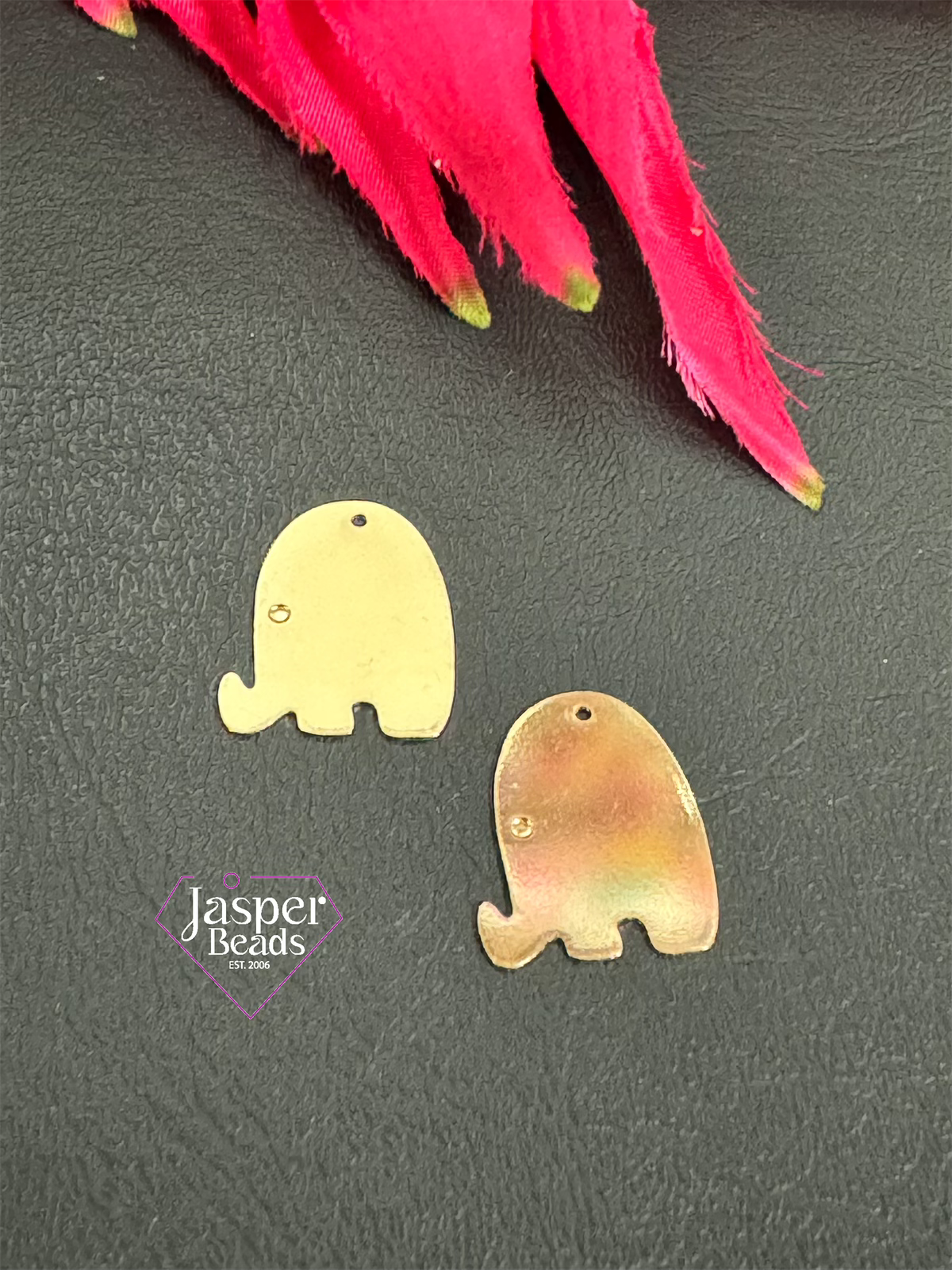 Gold Plated Elephant Charm