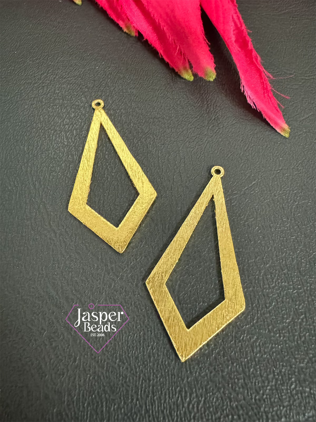 18k Gold Plated Geometric Charm