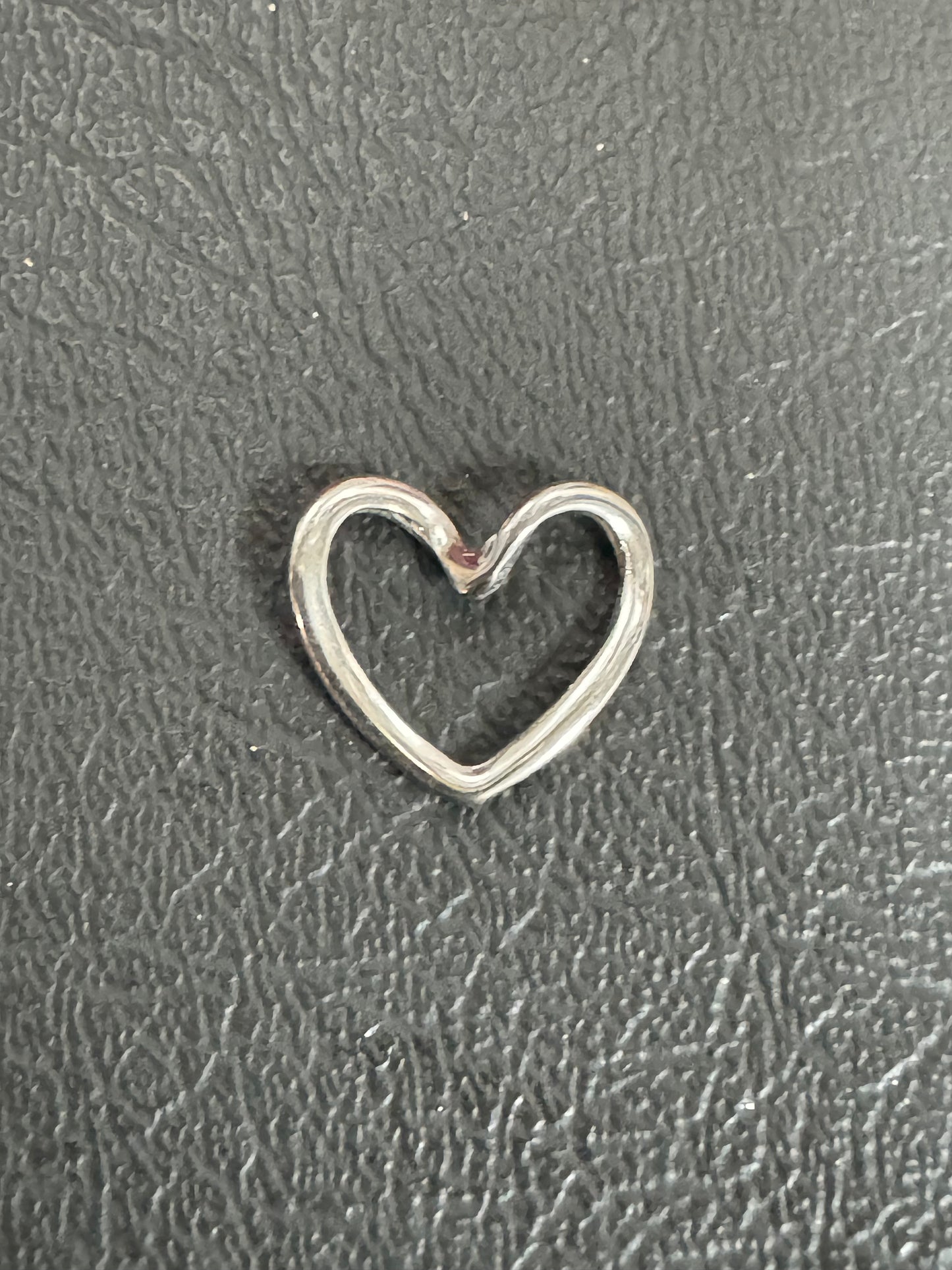 Stainless Steel Heart Frame Charm