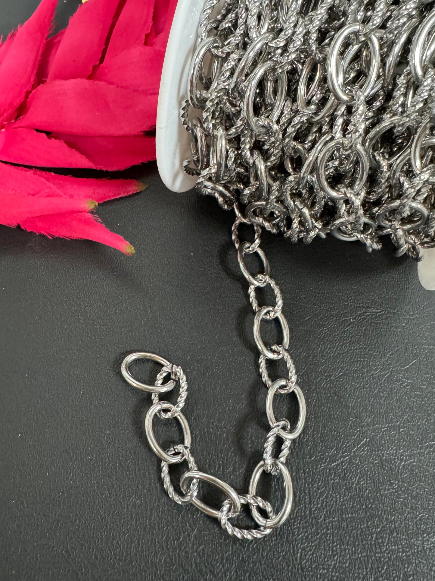 Stainless Steel Oval Twist Chain
