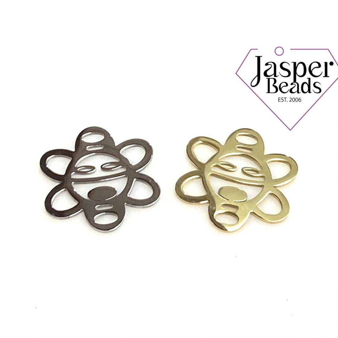 Stainless Steel Sun Taíno Charm