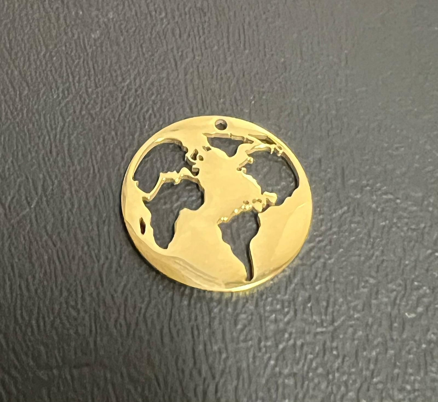 Stainless Steel Earth Charm