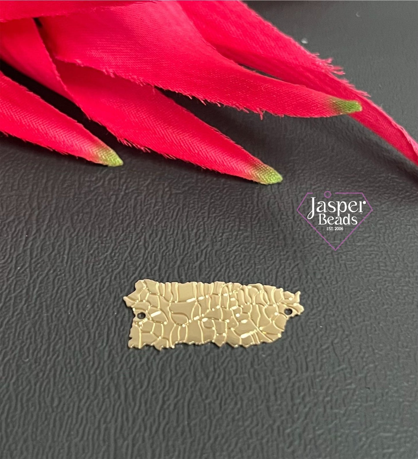 Puerto Rico map “gold plated”