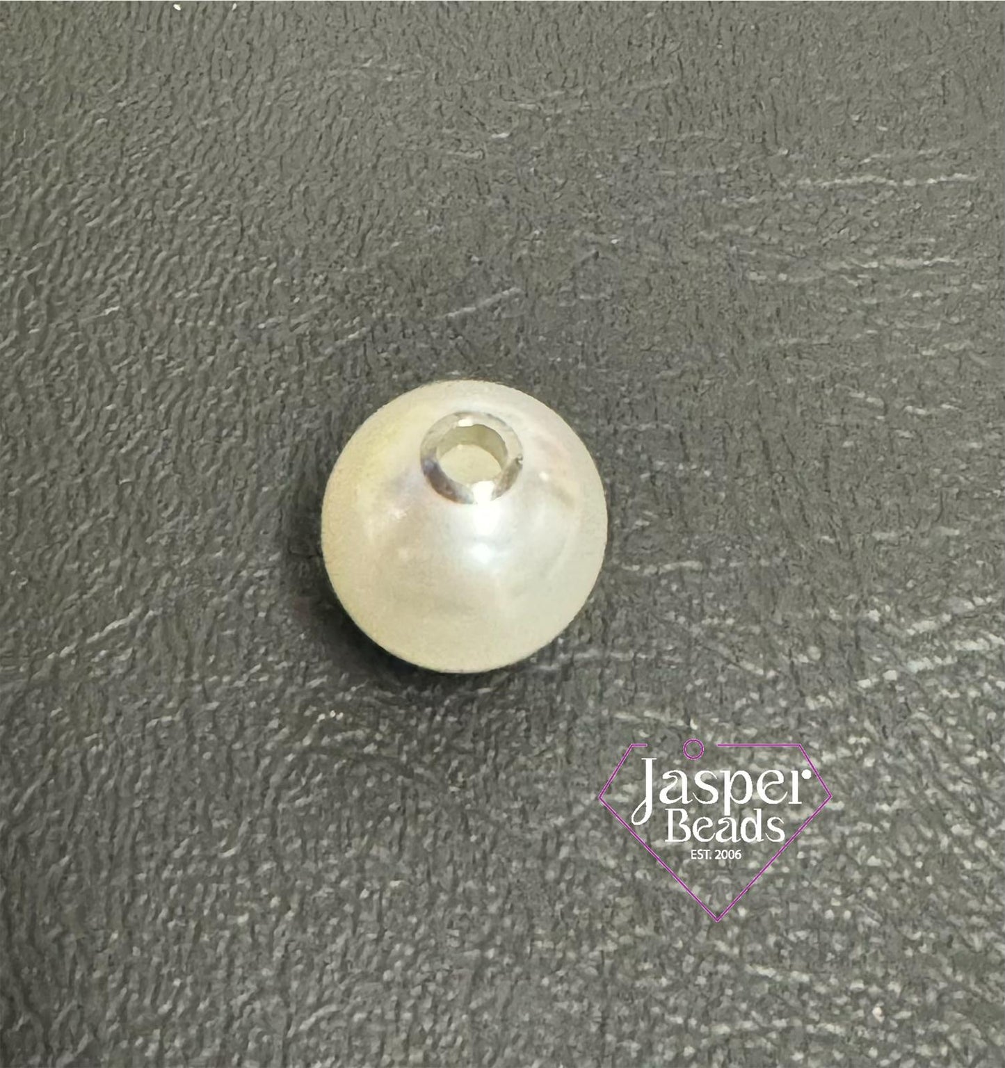 Plastic Pearl with Stainless Steel Cap
