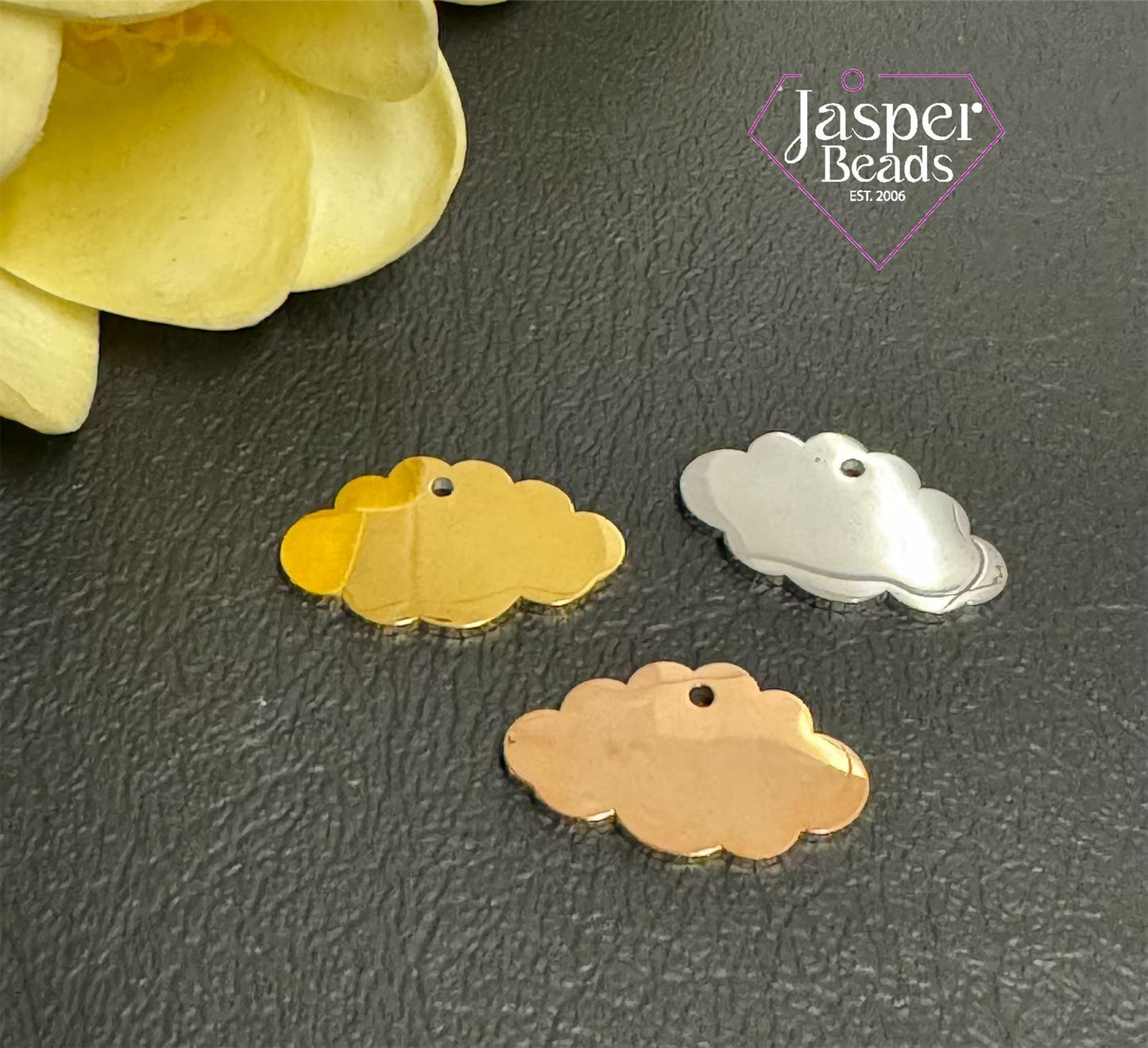 Stainless Steel Cloud Charm