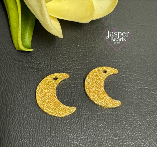 18k Gold Plated Stardust Moon