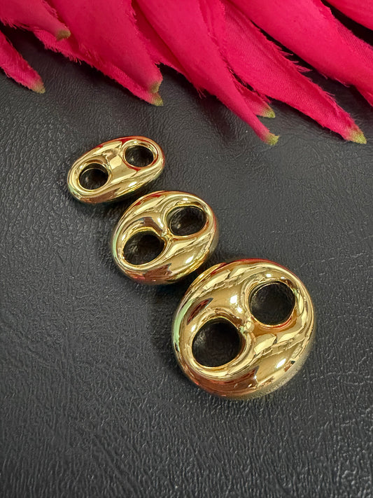 18k Gold Plated Coffee Bean