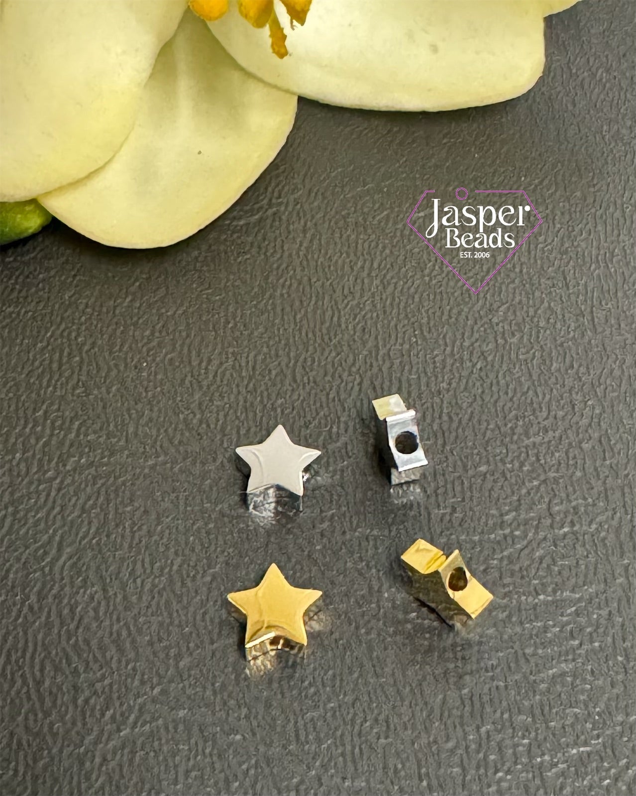 Stainless Steel Star Bead