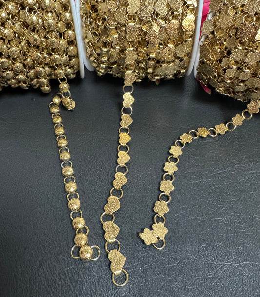 Stainless Steel Stardust Gold Chain
