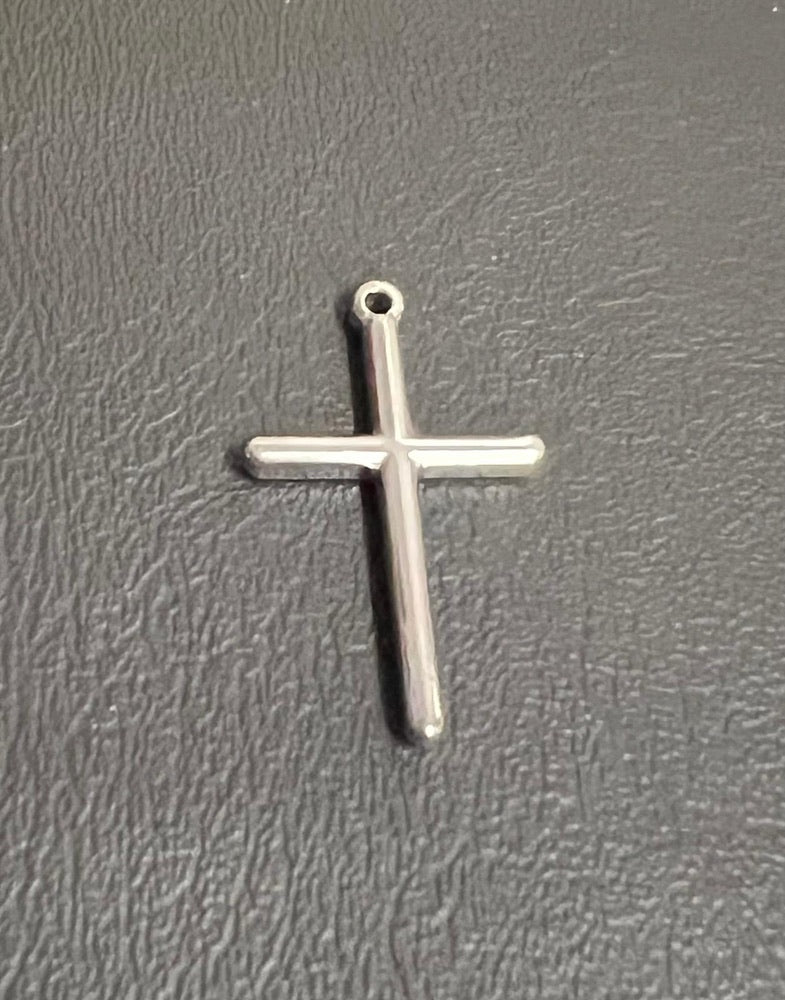 Stainless Steel with Christ Cross Charm