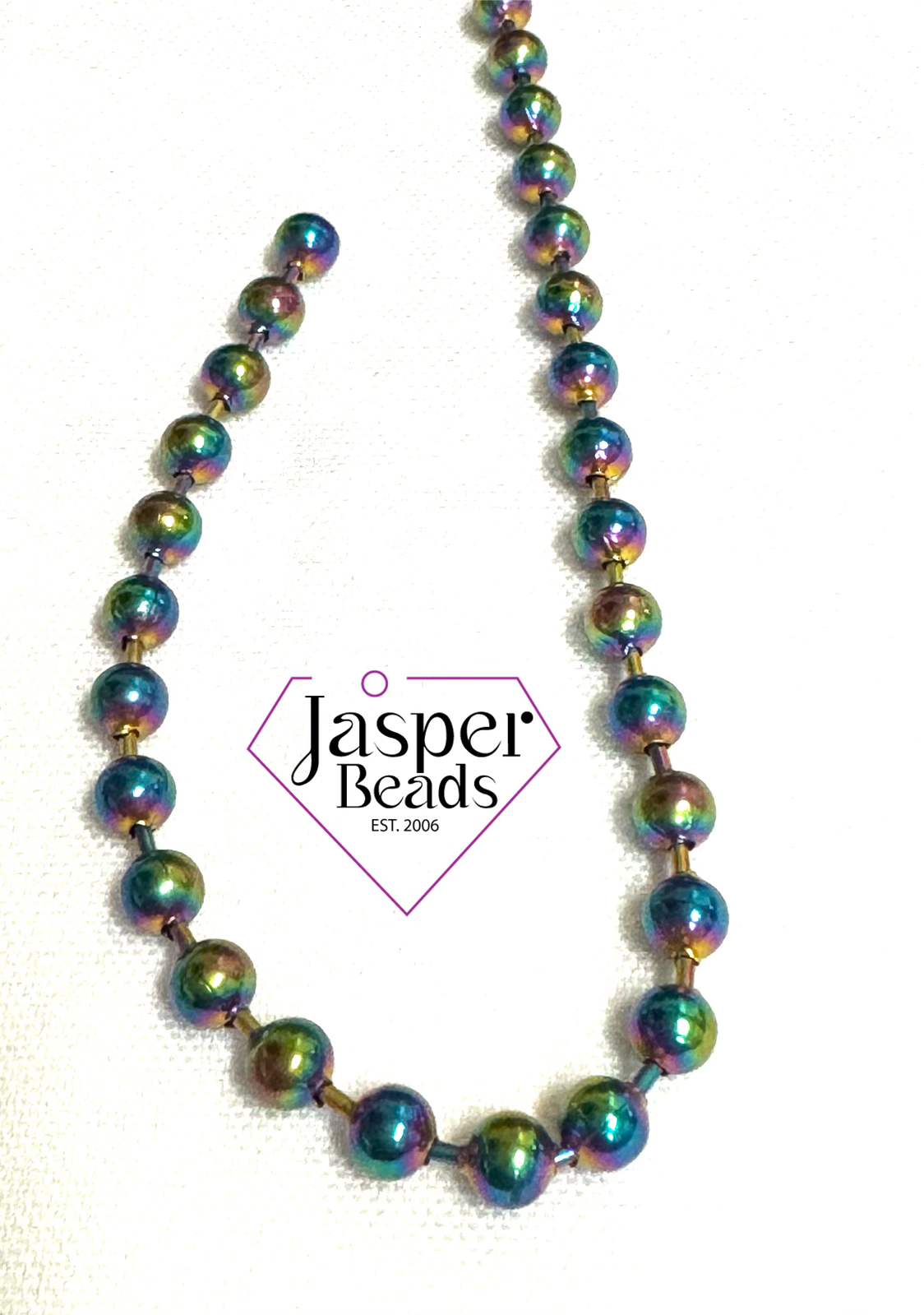 Stainless steel Multicolor AB Ball Chain