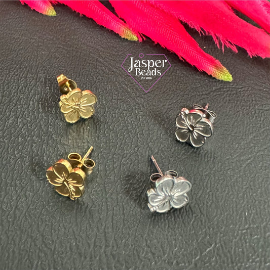 Stainless Steel Simple Amapola Earrings